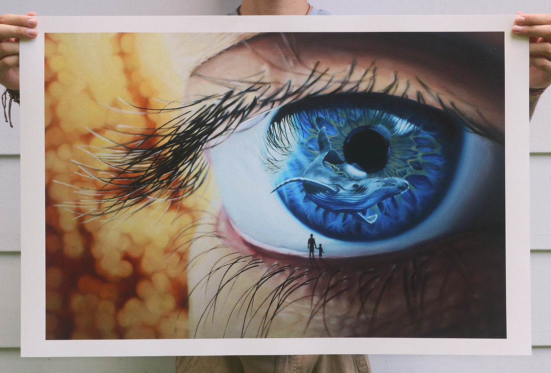 Beauty is in The Eye of The Beholder - Giclée print on Arches paper