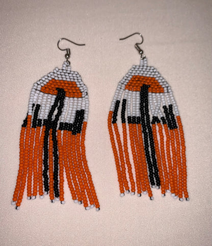 Tanzanian Radiance: Symbolic Dangle Earrings