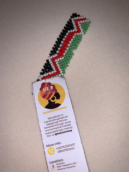 Empowerment in Bloom: Kenya Flag Bracelet