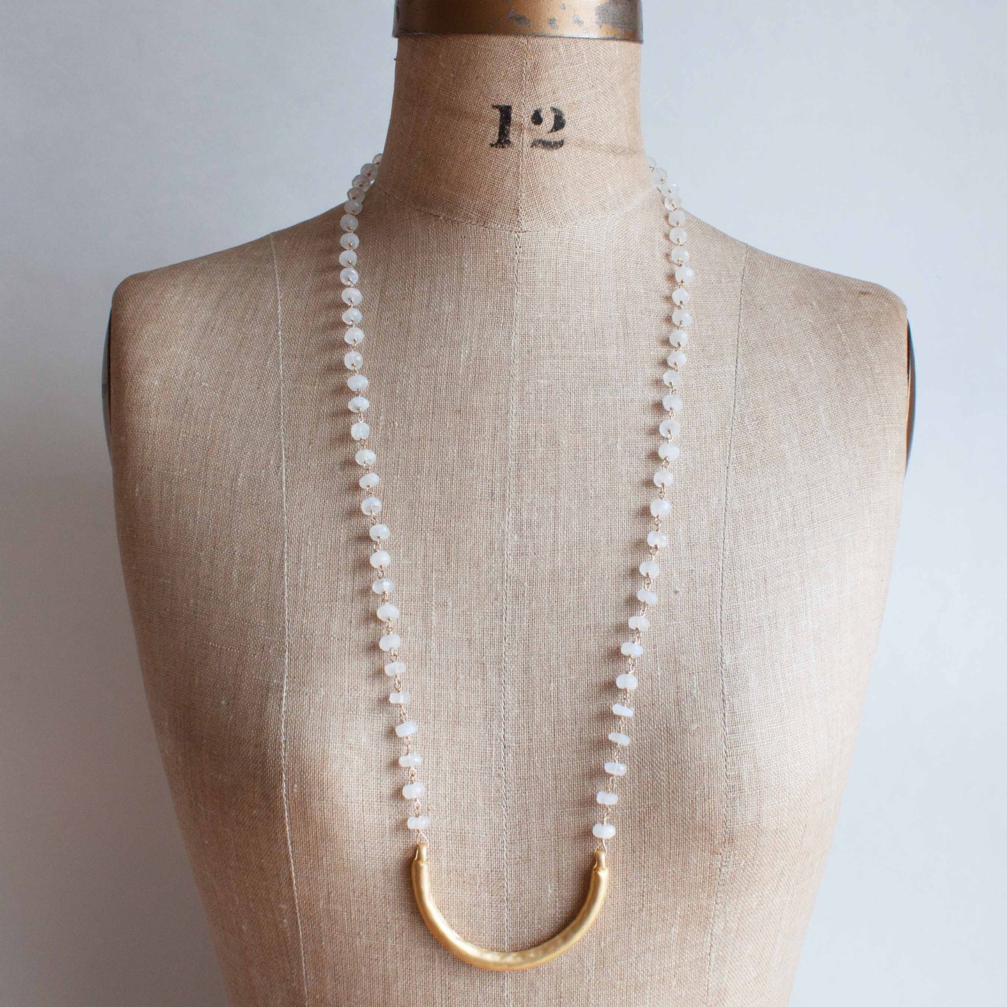 Moonstone necklace