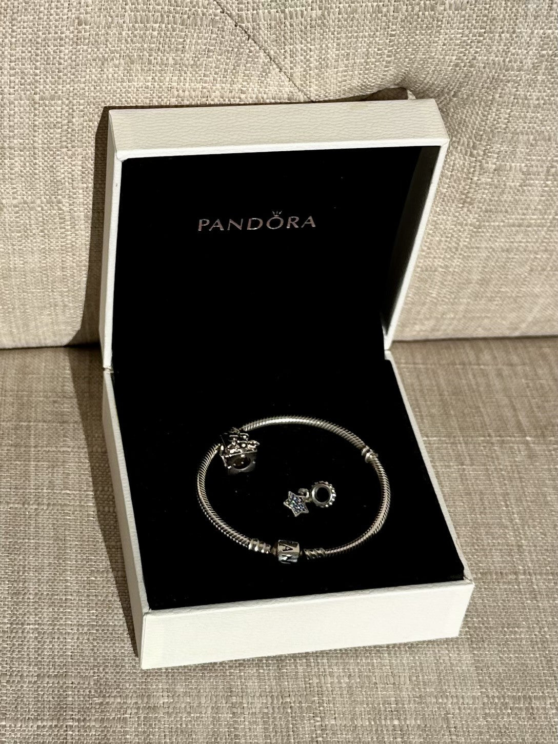 Pandora bracelet and charm